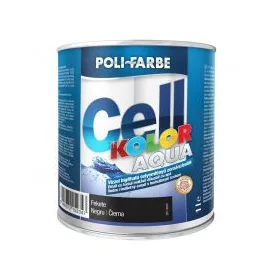 Cellkolor Aqua selyemfényű fekete zománcfesték 1 L
