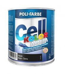 Cellkolor Aqua selyemfényű fekete zománcfesték 1 L