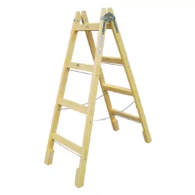 Festőlétra 4 fokos fa török