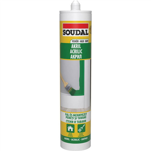 Soudal Akril fehér 280 ml