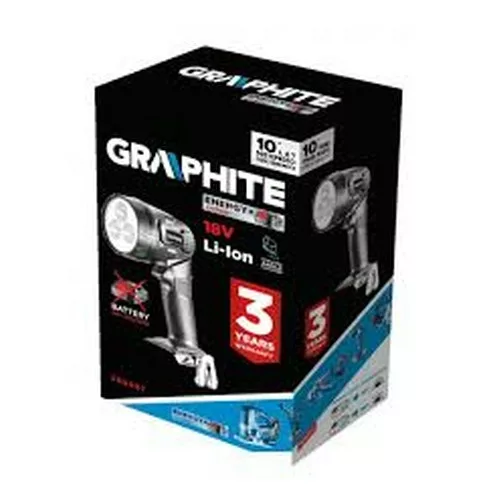Graphite akkumulátoros lámpa, energy+ 18V, li-ion, akkumulátor nélkül