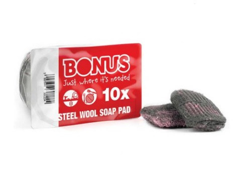 Bonus szappanos párna, extra erős súroló 10db/doboz