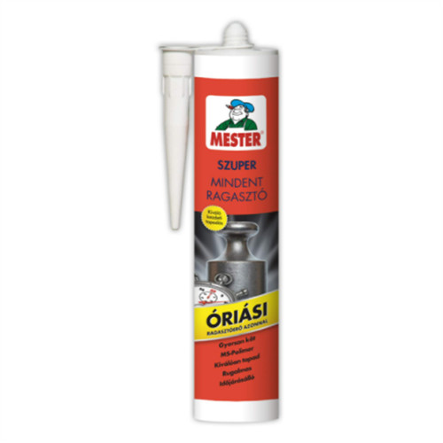 Mester szuper mindent ragasztó 290ml fehér