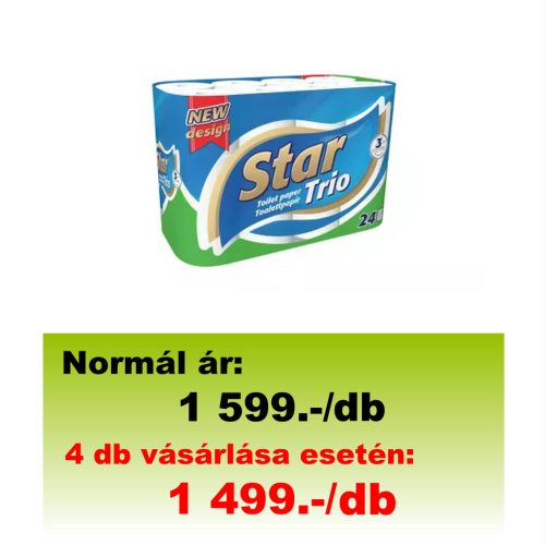 Star WC papír 24 tekercs/csomag