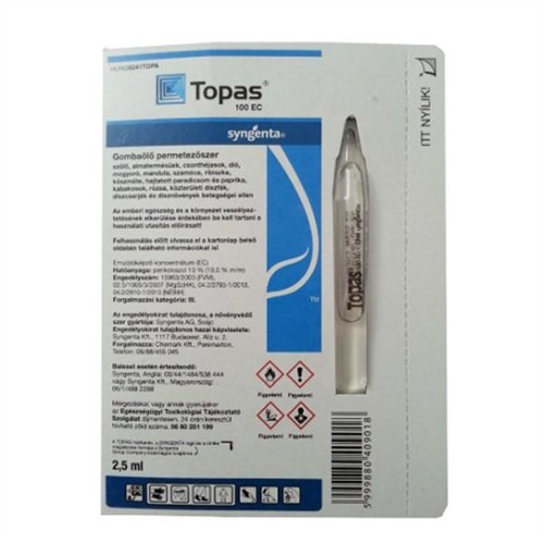 Topas 100 EC ampullás gombaölőszer 2,5 ml 