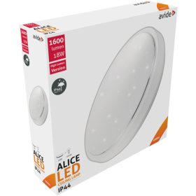   Avide LED mennyezeti lámpa IP44 Alice 18W 330*100 mm NW 4000K
