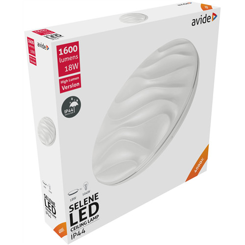 Avide LED mennyezeti lámpa Selene 18W 330*68 mm NW 4000K