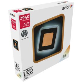   Avide Design fali lámpa Oyster Timber mini 3 kapcsolási mód 32W