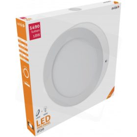   Avide LED falra szerelhető kerek mennyezeti lámpa alu 18W NW 4000K