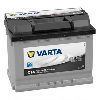 Akkumulátor VARTA C14 Black Dynamic 12V 56Ah 480A J+
