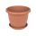Virágcserép 40cm terracotta + alátét 32cm terracotta
