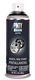 Pinty Plus Auto keréktárcsa spray 736 (Fekete) 400 ml