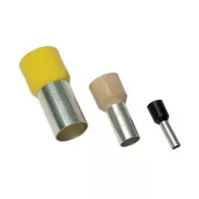 Szigetelt érvég hüvely fekete 6 x 12.5mm