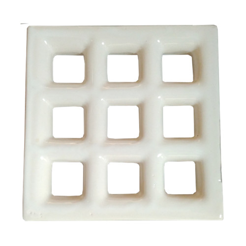 Szellőzőrács kerámia 15x15 fehér