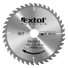   Extol Premium körfűrészlap, keményfémlapkás, 115x22,2 mm, T24, 2,6 mm lapkaszélesség