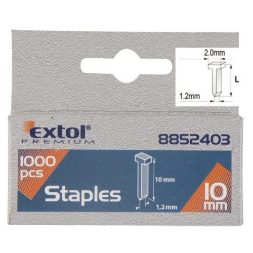 Extol Premium szeg fejjel profi tűzőgéphez 10 mm 1000 db/doboz