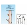 Extol Premium metszőolló, mellévágó, 180 mm, max.15 mm átvágás, gumírozott, alu nyéllel