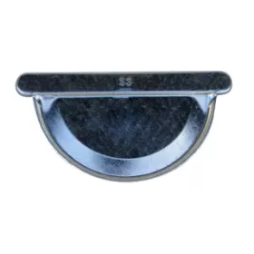 Csatorna véglemez 25-ös horganyzott