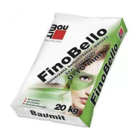   Baumit Finobello 0-10 mm finomgipsz 20 kg/zsák, 54 zsák/1080 kg/ raklap