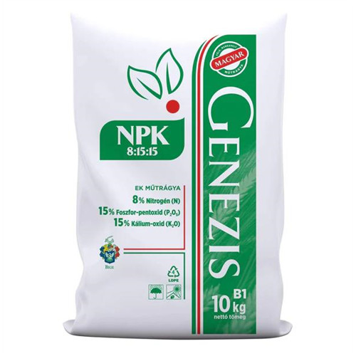 Genezis Komplex NPK 8-15-15 műtrágya 10 kg 