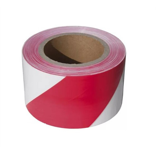 Extol Craft jelölőszalag, 75 mm x 250 m, piros-fehér, polietilén