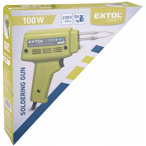 Extol Craft forrasztópisztoly, 230V-50 Hz, 100W