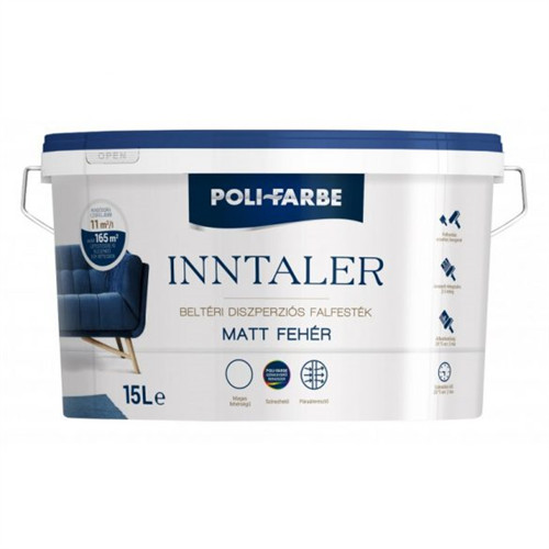 Poli-Farbe Inntaler diszperziós beltéri falfesték 15 L  32db/raklap