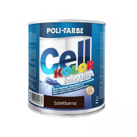 Cellkolor Aqua selyemfényű barna zománcfesték 1 L