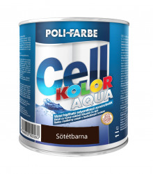 Cellkolor Aqua selyemfényű barna zománcfesték 1 L