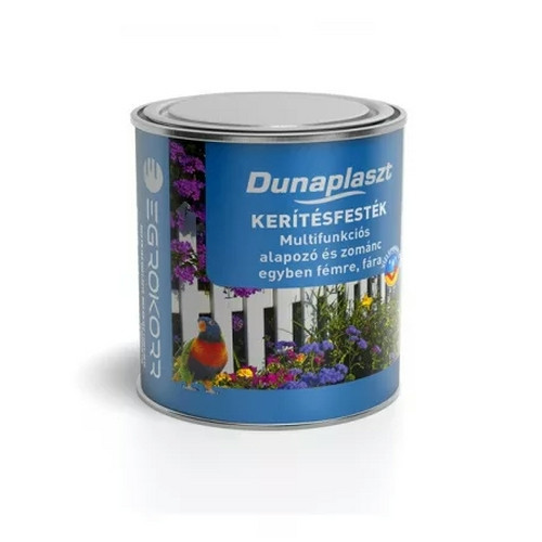 Dunaplast kerítésfesték 300 fekete 0,75 L