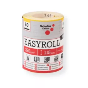   Schuller Easyroll Pro tekercses csiszolópapír 115 mm x 4,5 m P60