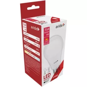 Avide LED Globe izzó A60 8W E27 EW 2700K