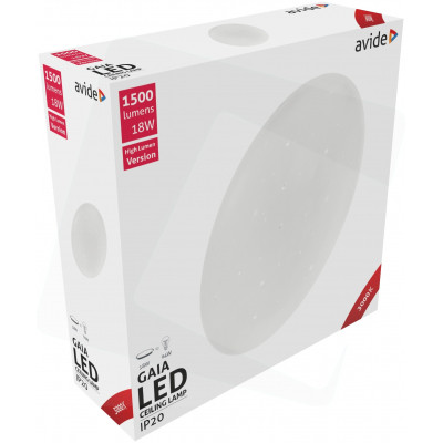 Avide LED mennyezeti lámpa Gaia 18W 330*105mm WW 3000K