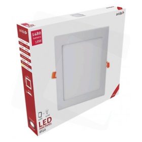   Avide LED beépíthető négyzetes mennyezeti lámpa alu 18W WW 3000K