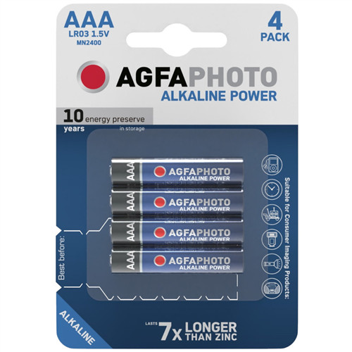 AgfaPhoto alkáli mikro elem AAA B4