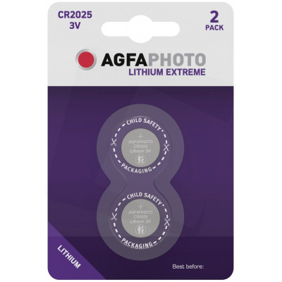 AgfaPhoto lithium gombelem CR2025 B2