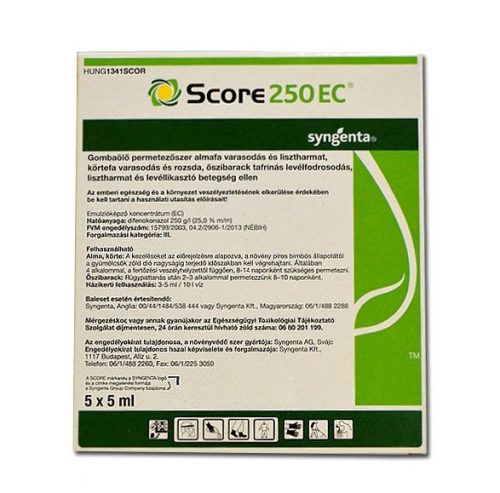 Score 250 EC 5x5ml