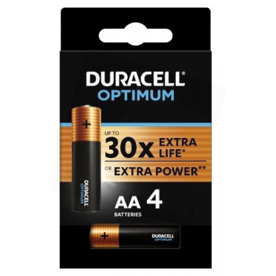 Duracell Optimum alkáli ceruza elem AA B4