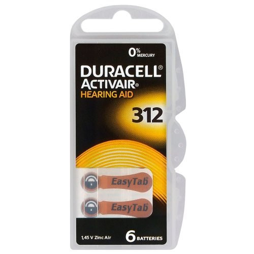 Duracell Hallókészülék elem Activair 312