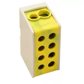 Főáramköri leágazó kapocs 2x25 mm2,zöld/sárga