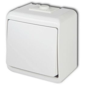 Aquastar 1 pólusú kapcsoló, fehér IP44