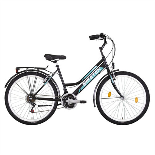 Kerékpár 26" Biketek Oryx ATB női fekete váltós