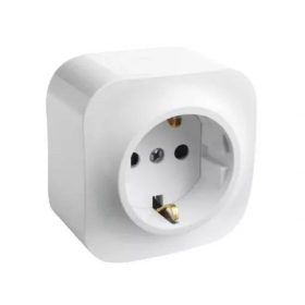   Forix LE782411  IP20 fk 2P+F földelt csatlakozóaljzat, 16A - 250V, gyermekvéd. nélk.fehér 