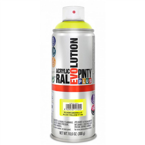 Pinty Plus Evo akril Fluor F146 (Sárga/Amarillo) 400 ml