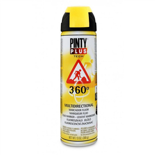 Pinty Plus Tech jelölő festék spray T146 (Sárga) 500 ml