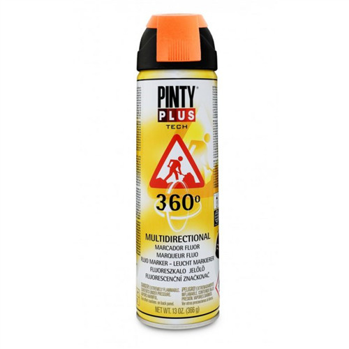 Pinty Plus Tech jelölő festék spray T143 (Narancssárga) 500 ml