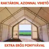Raktársátor Ház formájú 6,1x9,76x4,88