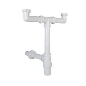   STY-539-2 Kétmedencés mosogatószifon, leeresztőszelep nélkül