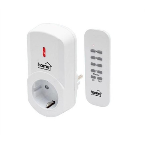 Távirányítható hálózati aljzat, 1000W+ távirányító