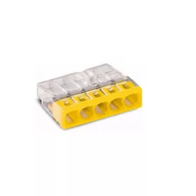   WAGO WAG2273205 vezetékösszekötő átlátszó 5x0,5-2,5 mm2